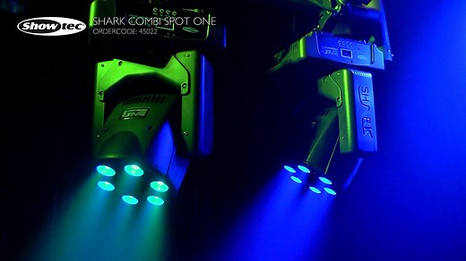 Introducing at Prolight Sound; Showtec Shark Combi Spot One - https://goo.gl/p3uPvv • Wash & Spot-in-one• Oled Display• Ir remote included• 30W 6x 8W Q4 LED The Shark Combi Spot One is the all-purpose 2-in-1 moving head within the Shark family. Using a 30W white LED light source for 11° spot and 6 pieces 8W RGBW LED's for a nice 25° wash, the Shark Combi Spot One offers great flexibility during use and saves space in your installation. The light output from both wash and spot, together with the