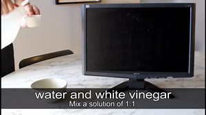 How to clean a flat screen TV