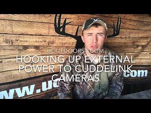 Hooking Up External Batteries to Cuddelink Cameras