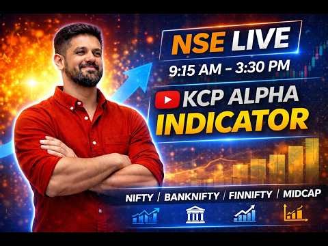 🔴 NSE LIVE Today 🚨 Nifty | Bank Nifty | FinNifty | Midcap Nifty | KCP Alpha Indicator#seo