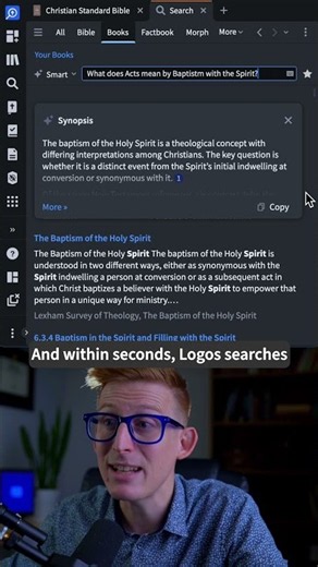 No More Collecting Dust—Smart Search + Libraries in Logos Bible Study App