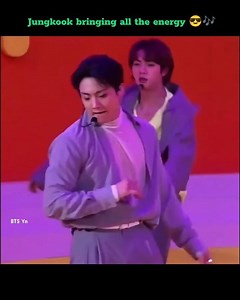 Jungkook’s stage energy is Fantastic ⚡🎵