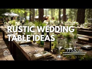 Rustic Wedding Table Ideas | Perfect Rustic Wedding Decorations and Inspiration