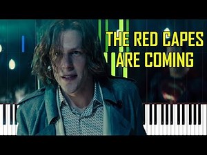 The Red Capes Are Coming (Lex Luthor Theme) - Batman V Superman [Synthesia Piano Tutorial]