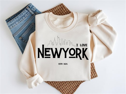 I Love New York SVG PNG | NY City Skyline Shirt Design (digital Download) - Etsy