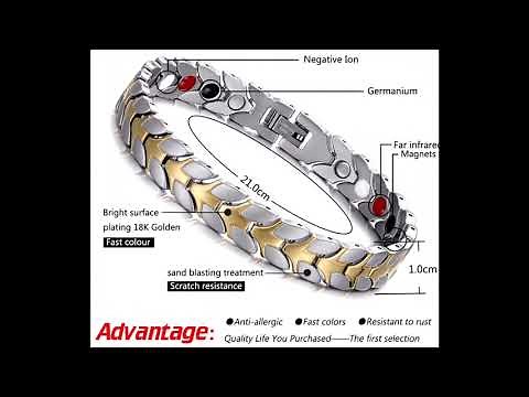 RainSo Jewelry Magnetic Health Bracelet Review&Unboxing Use