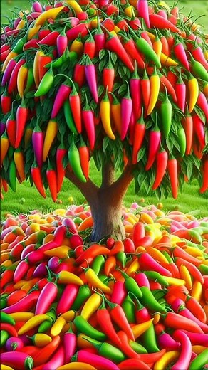 easy and fast technique to propagate and grow chili fruit trees from seeds. #planting #shorts