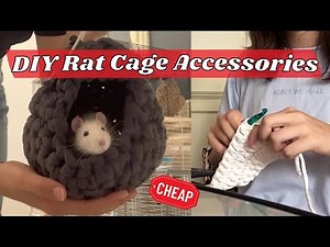 DIY Dollar Store Rat Cage ACCESSORIES
