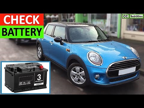 Mini Cooper Battery Location and How to check battery on BMW Mini Cooper 3rd Generation