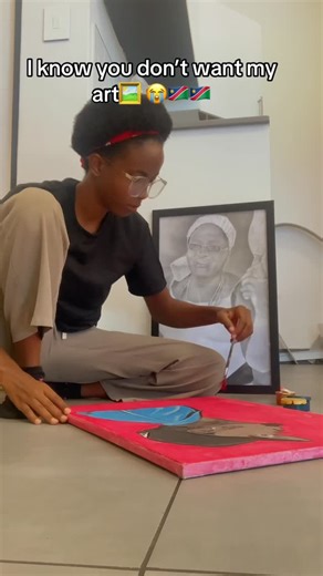 Lelly Kaleinasho kamukwatange on Instagram: "🖼️ art#panting🎨 #namibia🇳🇦"