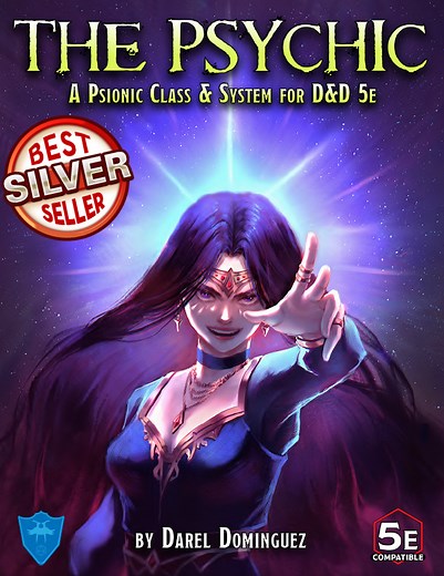 The Psychic - 5e Class - Team Walrus Designs | DriveThruRPG