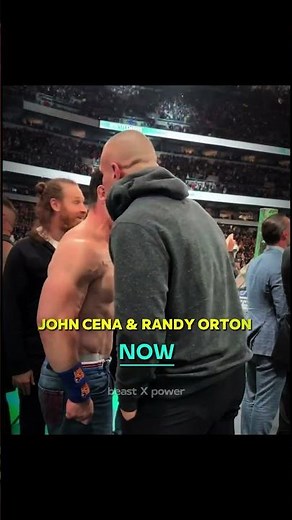 John Cena & Randy Orton 'Now vs Then' always best friends❤️ || mary on a cross 'edit'