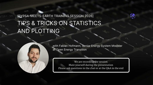 Training Session with Fabian Hofmann: Statistics and Plotting (10 February 2026)