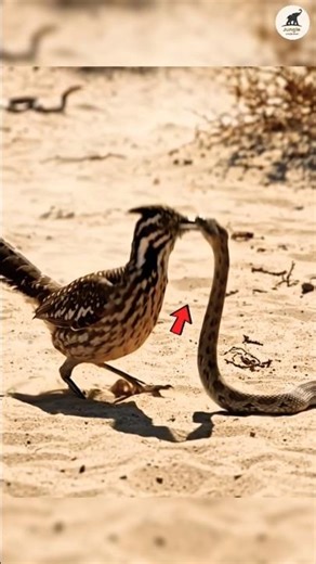 Roadrunner vs Rattlesnake: A Brutal Desert Hunt.🤯