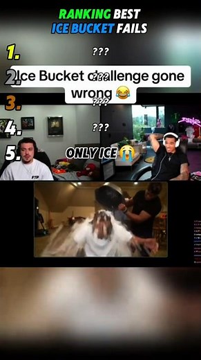 ranking best ice bucket fails 😂