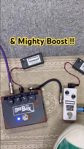 Distortion と Mighty Boost ❣️#booster #guitarpedalboard