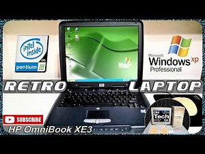 HP OmniBook XE3 Intel Pentium 3 Start Windows XP Pro in the Year 2021