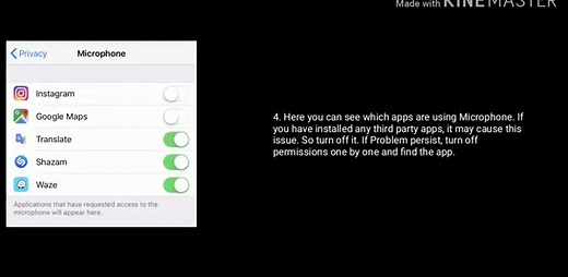 How to Fix Red Microphone Symbol Appear on iPhone Home Screen or Lock Screen in iOS 13/13.3