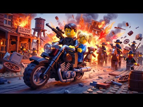 From Wild West Gunslinger to Father of A Little Daughter | Lego Stop Motion Animation