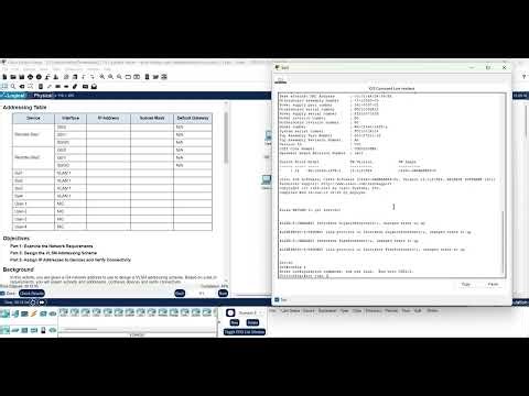 11.9.3 Packet Tracer- VLSM Design and Implementation Practice