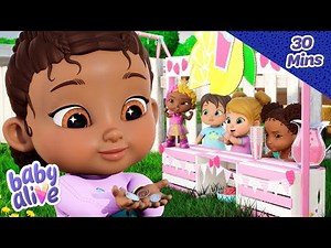 Babies & Lemonade Stand | Kids Cartoon | Full Episodes | Animation for Kids | Baby Alive Official