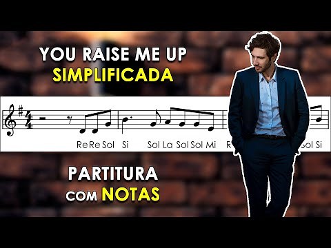You Raise Me Up | Partitura com Notas para Flauta Doce, Violino + Playback no Piano