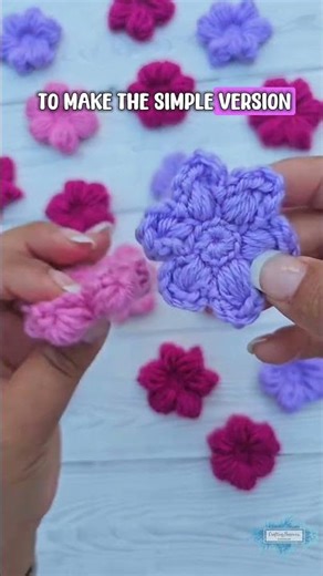Make a 3D Crochet Puff Flower in Minutes #crochet