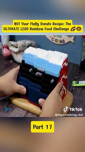 Ultimate LEGO Rainbow Food Challenge: Not Your Fluffy Donuts Recipe