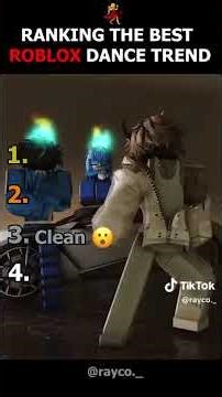 Ranking The Best Roblox Dance Trend #roblox #ranking #top4