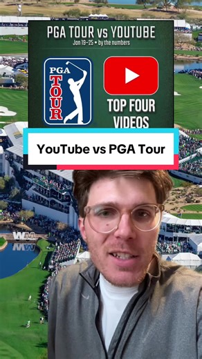YouTube golf and the PGA Tour are so different I don’t see the point in comparing the two in terms of popularity #pgatour #youtubegolf #golf #golfnews #greenscreen