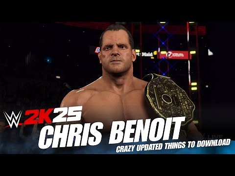 WWE 2K25 Chris Benoit New Entrance w/ Whatever Theme & Graphics Pack!