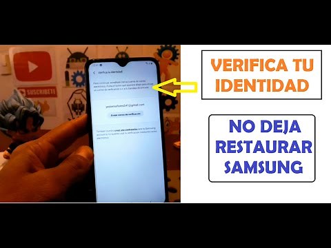 verifica tu identidad no puedo restablecer mi celular samsung / solución definitiva