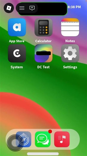 iPhone 3GS on iOS 16(Roblox, and just a simulator I know it looks not real at all)