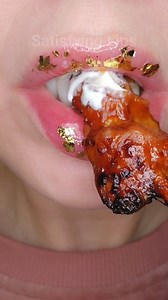 67K views · 447 reactions | ASMR Satisfying Eating Chicken Skewer  #asmr #chicken #satisfyinglips | Satisfying Lips | Facebook