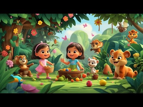ABC Learning Fun with Cute Baby Girls | Animals, Fruits & Toys | Kids Cartoon