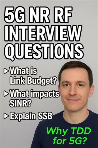 5G NR RF Interview — Must-Know Questions #5ginterview #rfjobinterview #5grfinterview