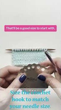 Knit*Minute - Crocheted Bind-Off
