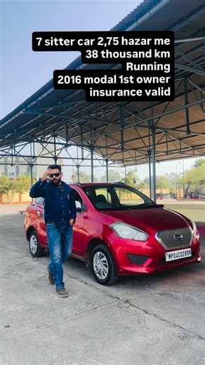 Shazy Ali on Instagram: "Dusten Go + 7 seater car, 38 thousand km running only 2016 modal 1st owner insurance valid petrol ⛽️ mileage 20 21 well maintenance fresh condition, power steering power windows, power brake center , locking AC chilled music system all working finance facility available exchange offer available Contact:-6263896184 Location bhopal"
