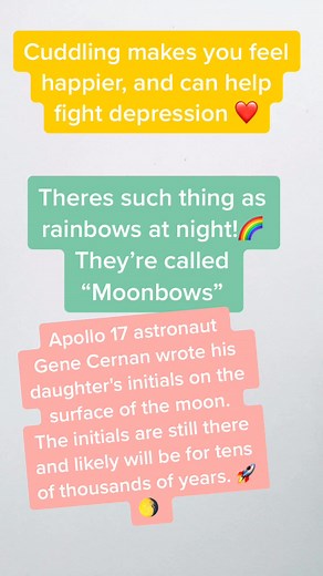 Some more cute facts to hopefully make your day! ♥︎ #fyp #foryou #cutefacts #followmeh