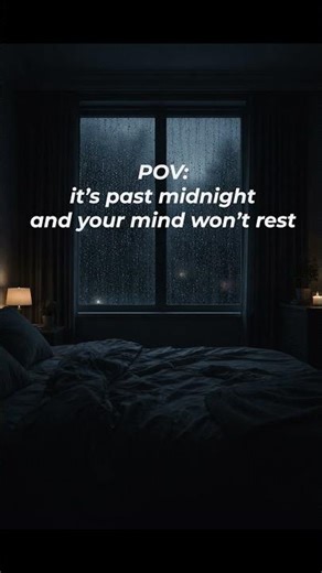 Late night rain for sleepless hours