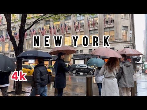 The Most Beautiful Walk in New York City : Relaxing Walk 4k