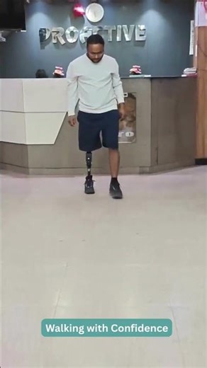 Above-Knee Prosthesis with Hydraulic Knee | Confident Walking 🦿