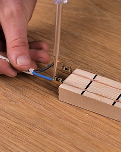 DIY functional wooden outlet organizer🔌 | Art & Design