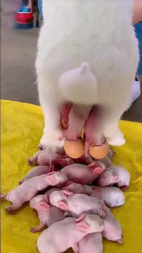 Rabbit growth - Baby Animals 1 To 17 Days