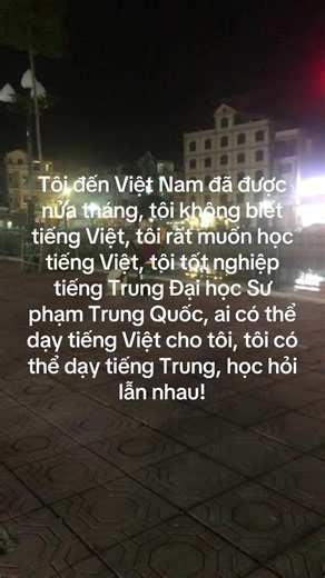 Học tiếng Việt cho người Trung Quốc mới đến Việt Nam