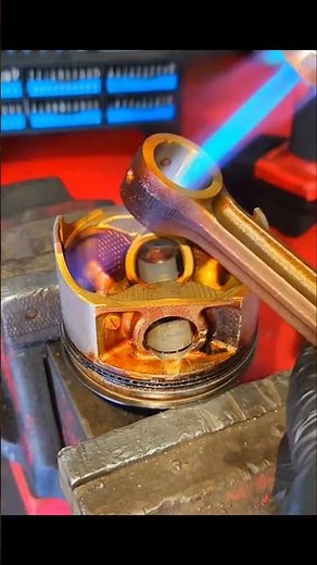 "Piston pin Installation Techniques" #repair #mechanic #ytshorts