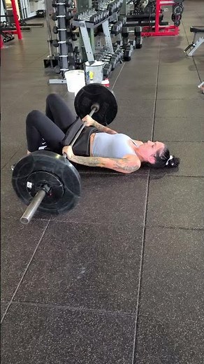 Barbell Glute Bridge (hip bridge)