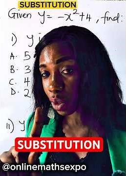 SUBSTITUTION in Maths made easy #viralmathshorts