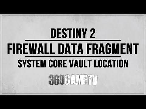 Destiny 2 Firewall Data Fragment Quest - System Core Vault Location (K1 Revelation Lost Sector)