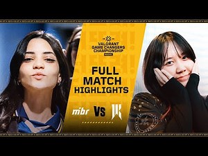 MIBR vs. SRG | MATCH HIGHLIGHTS | VALORANT Game Changers Championship Seoul - Knockouts